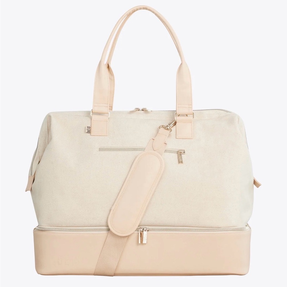 BEIS Cream Travel Bag